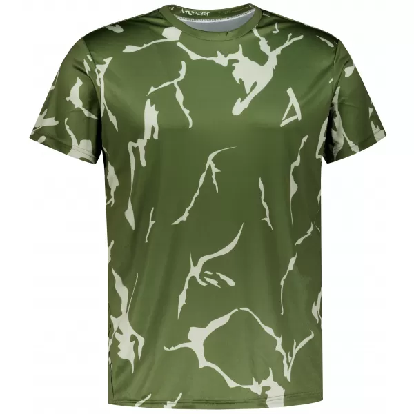  Pánské funkční triko premium ALTISPORT VOJ/ALM052TR01 KHAKI 