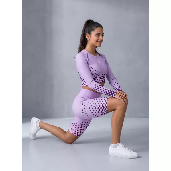  Dámské legíny nad kolena premium ALTISPORT VOJ/ALW109LEG02 LILA 