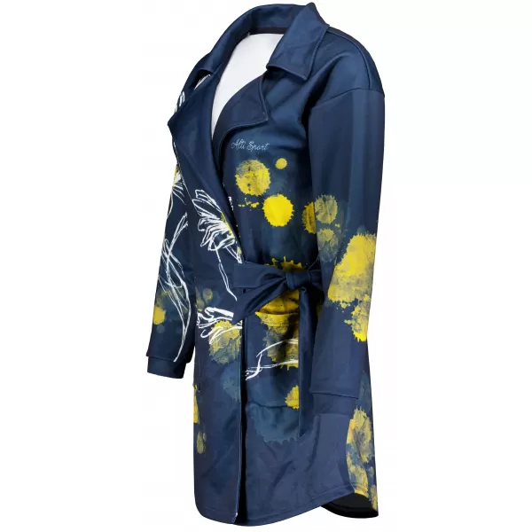  Dámské mikinové sáčko premium ALTISPORT VOJ/ALW104MI05 ČERNOŽLUTÁ 