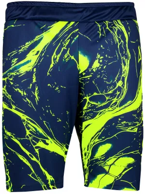 Pánské funkční šortky premium ALTISPORT VOJ/ALM071KRA01 NAVY/ŽLUTÁ