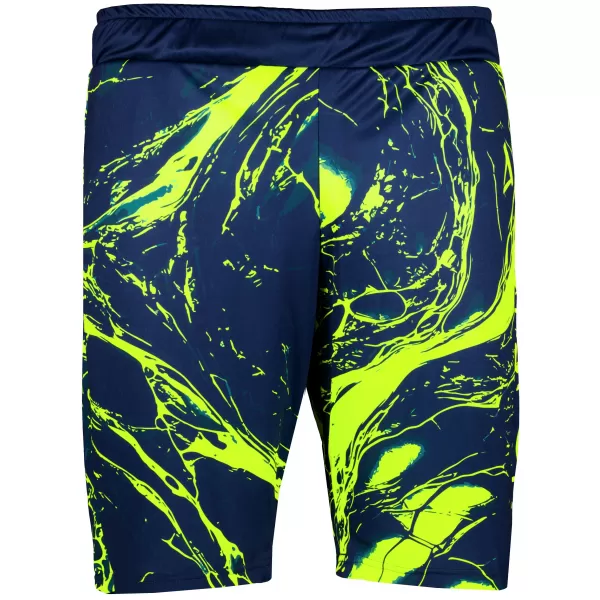  Pánské funkční šortky premium ALTISPORT VOJ/ALM071KRA01 NAVY/ŽLUTÁ 