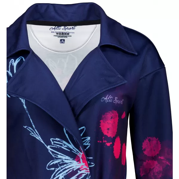  Dámské mikinové sáčko premium ALTISPORT VOJ/ALW104MI05 NAVY/RŮŽOVÁ 
