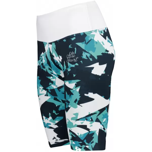  Dámské legíny nad kolena premium ALTISPORT VOJ/ALW110LEG02 MODROBÍLÁ 