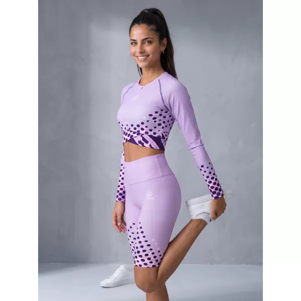  Dámské legíny nad kolena premium ALTISPORT VOJ/ALW109LEG02 LILA 