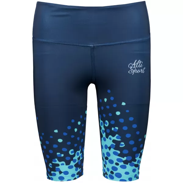  Dámské legíny nad kolena premium ALTISPORT VOJ/ALW109LEG02 KRÁLOVSKÁ MODRÁ 
