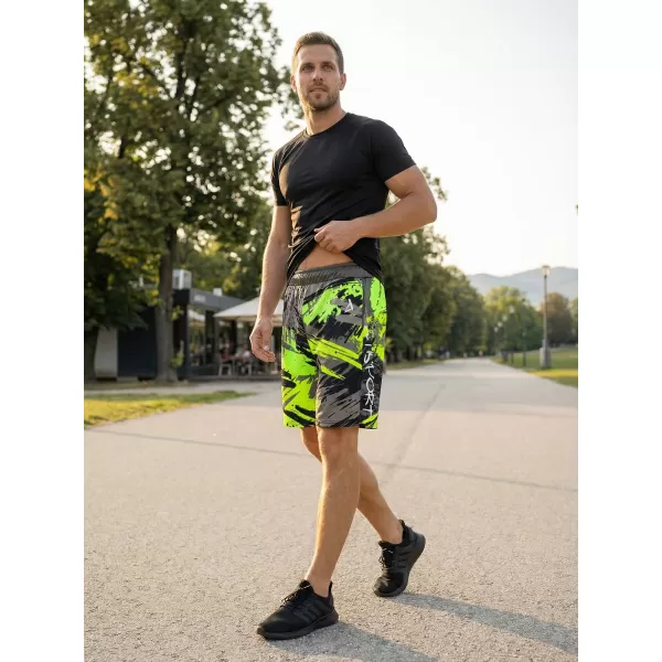  Pánské funkční šortky premium ALTISPORT VOJ/ALM014KRA01 ČERNOZELENÁ 