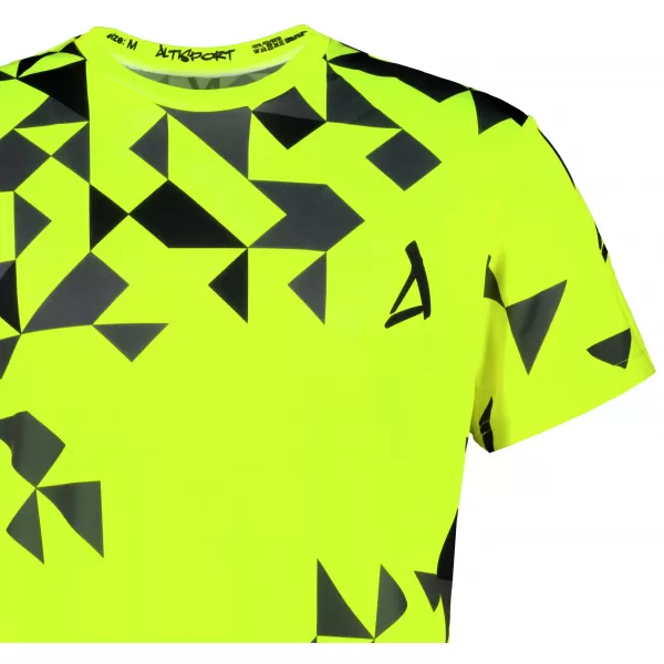  Pánské funkční triko premium ALTISPORT VOJ/ALM108TR01 NEON ŽLUTÁ 