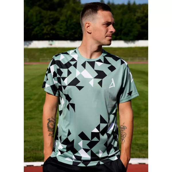  Pánské funkční triko premium ALTISPORT VOJ/ALM108TR01 MILITARY 