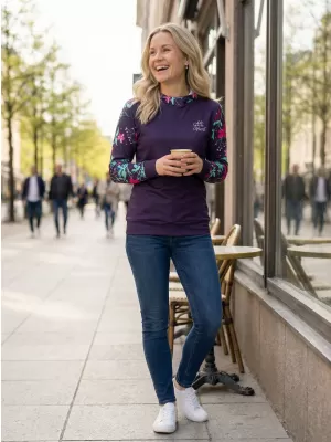 Dámská funkční mikina premium ALTISPORT VOJ/ALW063MI01 FUCHSIOVÁ
