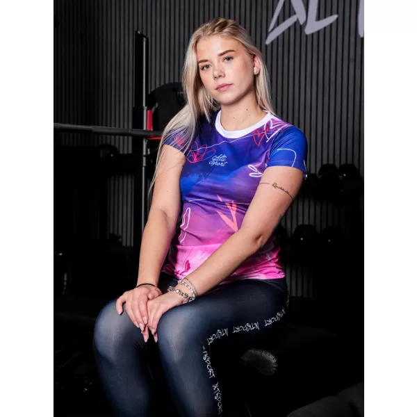  Dámské funkční triko premium ALTISPORT VOJ/ALW083TR01 FIALOVÁ 