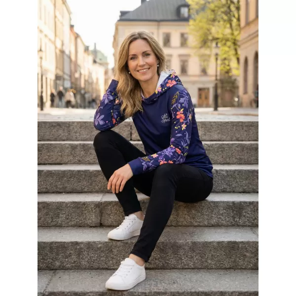  Dámská funkční mikina premium ALTISPORT VOJ/ALW063MI01 TMAVĚ FIALOVÁ 