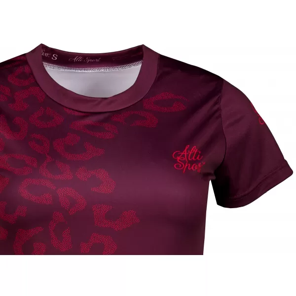  Dámské funkční triko premium ALTISPORT VOJ/ALW047TR01 WINE-RED 