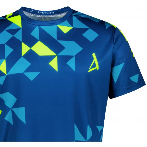  Pánské funkční triko premium ALTISPORT VOJ/ALM108TR01 NAVY-NEON ŽLUTÁ 