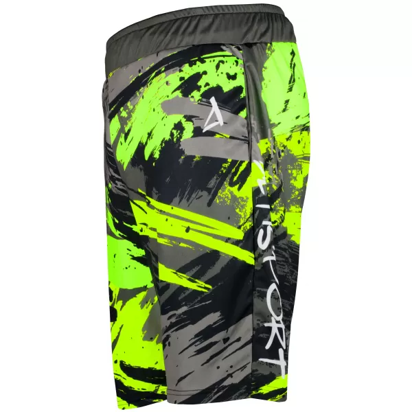  Pánské funkční šortky premium ALTISPORT VOJ/ALM014KRA01 ČERNOZELENÁ 