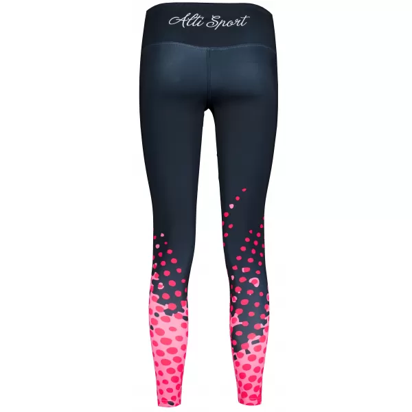  Dámské legíny premium ALTISPORT VOJ/ALW109LEG01 RŮŽOVO-ČERNÁ 
