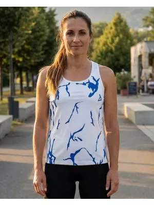 Dámské funkční tílko premium ALTISPORT VOJ/ALW052TIL01 BÍLÁ