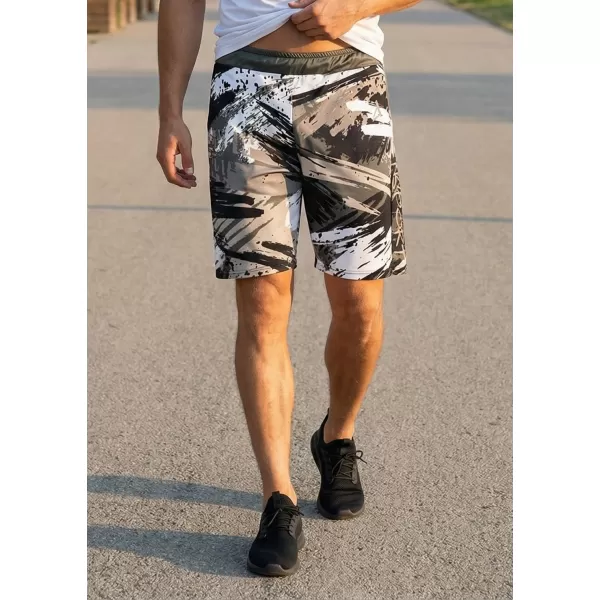  Pánské funkční šortky premium ALTISPORT VOJ/ALM014KRA01 ČERNOŠEDÁ 