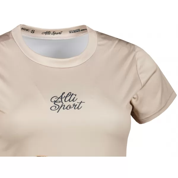  Dámské funkční triko premium ALTISPORT VOJ/ALW090TR01 HNĚDÁ 