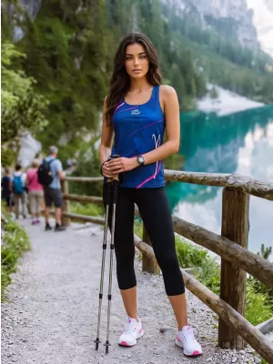 Dámské funkční tílko premium ALTISPORT VOJ/ALW082TIL01 TMAVĚ MODRÁ