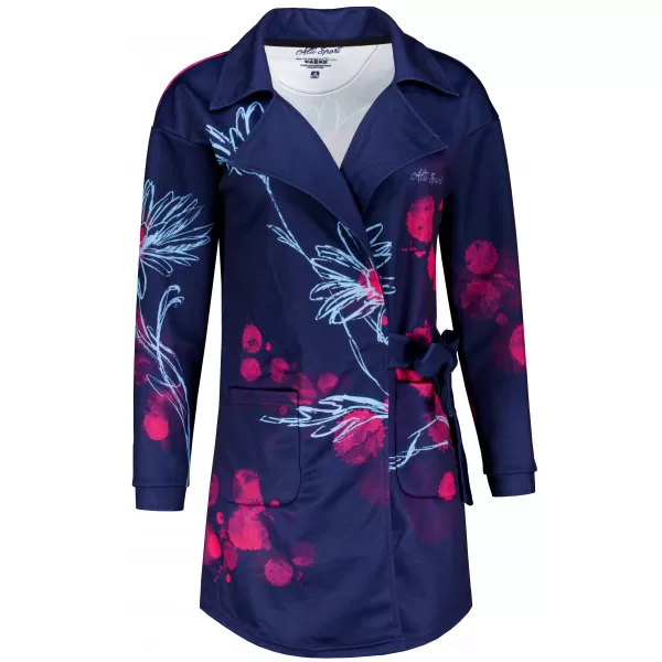  Dámské mikinové sáčko premium ALTISPORT VOJ/ALW104MI05 NAVY/RŮŽOVÁ 