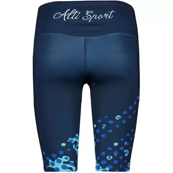  Dámské legíny nad kolena premium ALTISPORT VOJ/ALW109LEG02 KRÁLOVSKÁ MODRÁ 