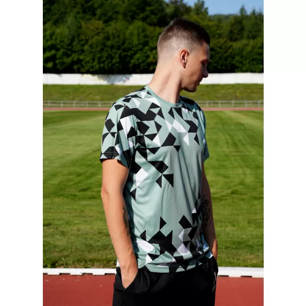  Pánské funkční triko premium ALTISPORT VOJ/ALM108TR01 MILITARY 