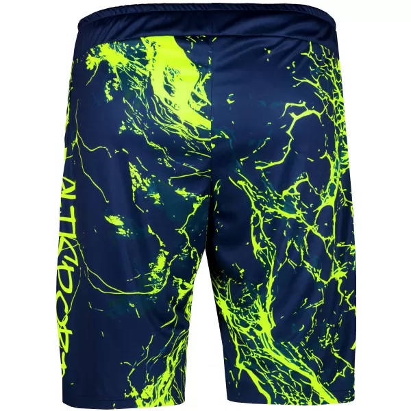  Pánské funkční šortky premium ALTISPORT VOJ/ALM071KRA01 NAVY/ŽLUTÁ 