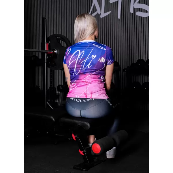  Dámské funkční triko premium ALTISPORT VOJ/ALW083TR01 FIALOVÁ 