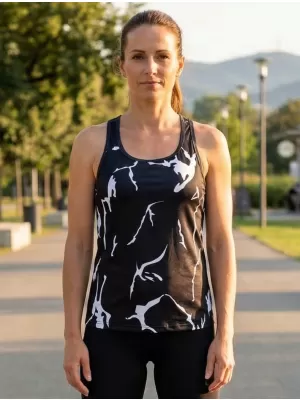 Dámské funkční tílko premium ALTISPORT VOJ/ALW052TIL01 ČERNÁ