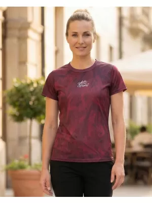 Dámské funkční triko premium ALTISPORT VOJ/ALW096TR01 VÍNOVÁ