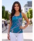 Dámské funkční tílko premium ALTISPORT VOJ/ALW082TIL01 PETROLEJOVÁ