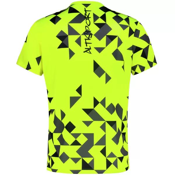 Pánské funkční triko premium ALTISPORT VOJ/ALM108TR01 NEON ŽLUTÁ 