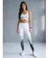 Dámské legíny premium ALTISPORT VOJ/ALW109LEG01 BÍLOČERNÁ