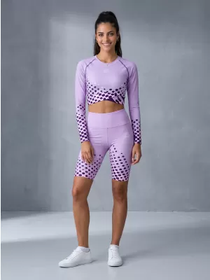 Dámské legíny nad kolena premium ALTISPORT VOJ/ALW109LEG02 LILA