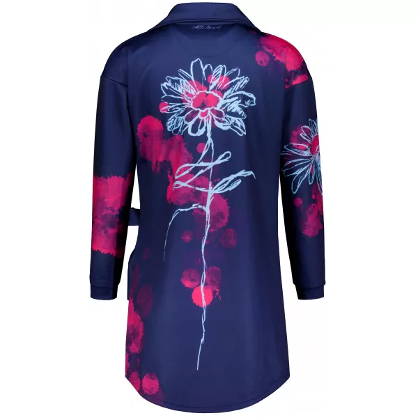  Dámské mikinové sáčko premium ALTISPORT VOJ/ALW104MI05 NAVY/RŮŽOVÁ 
