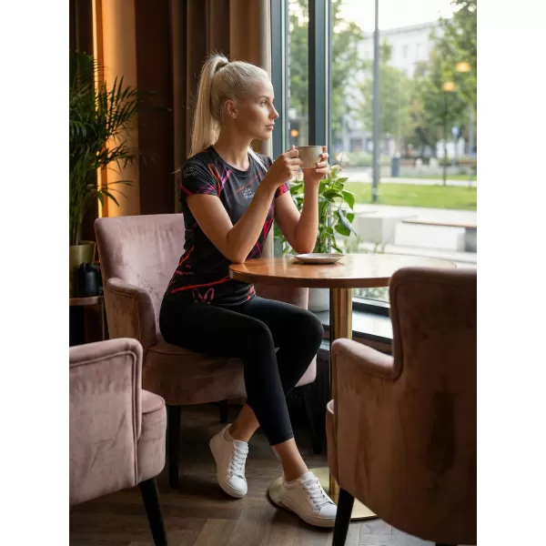  Dámské funkční triko premium ALTISPORT VOJ/ALW082TR01 ČERNÁ 