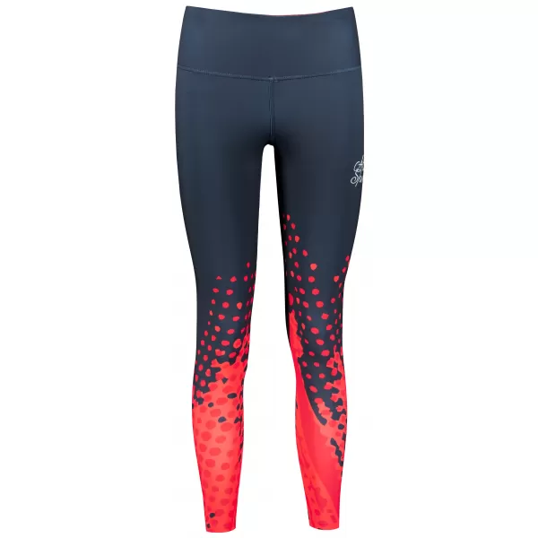  Dámské legíny premium ALTISPORT VOJ/ALW109LEG01 ČERVENO-ČERNÁ 