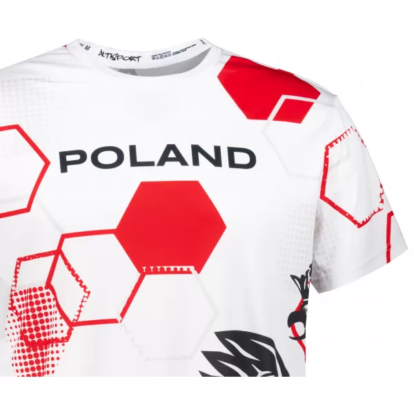  Pánské funkční triko premium ALTISPORT VOJ/ALM036PL/TR01 HEXA-WHT 