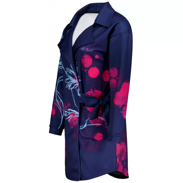  Dámské mikinové sáčko premium ALTISPORT VOJ/ALW104MI05 NAVY/RŮŽOVÁ 