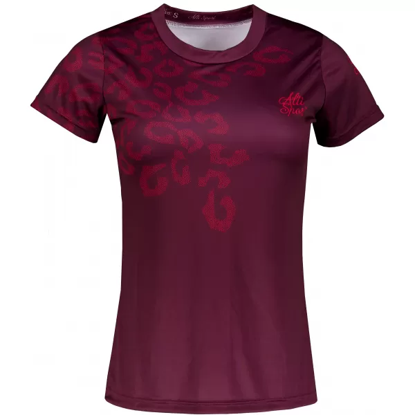  Dámské funkční triko premium ALTISPORT VOJ/ALW047TR01 WINE-RED 