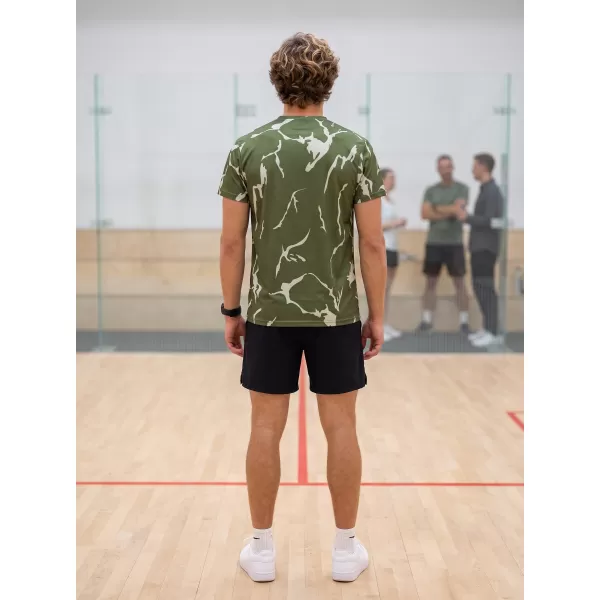  Pánské funkční triko premium ALTISPORT VOJ/ALM052TR01 KHAKI 