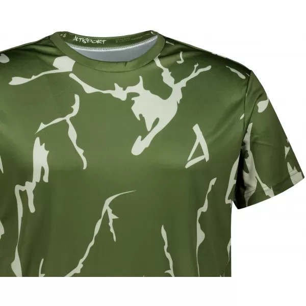  Pánské funkční triko premium ALTISPORT VOJ/ALM052TR01 KHAKI 