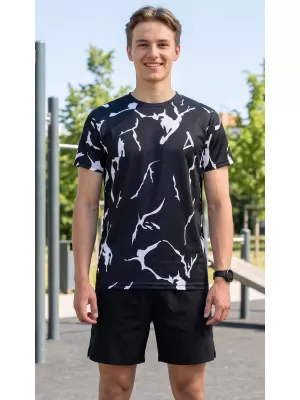 Pánské funkční triko premium ALTISPORT VOJ/ALM052TR01 ČERNÁ