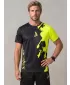 Pánské funkční triko premium ALTISPORT VOJ/ALM112TR01 ČERNÁ-FLUO YELLOW