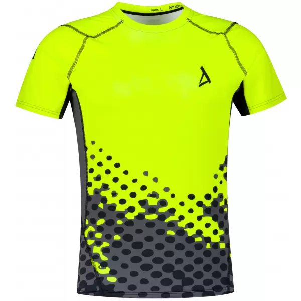  Pánské funkční kompresní triko premium ALTISPORT VOJ/ALM109TR04 FLUO YELLOW 