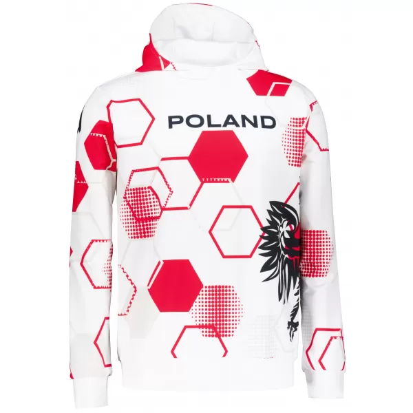  Pánská funkční mikina premium ALTISPORT VOJ/ALM036PL/MI01 HEXA-WHT 