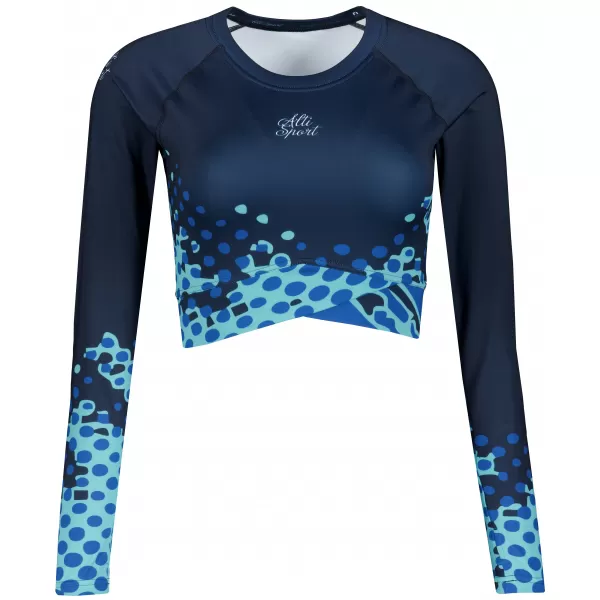  Dámský funkční crop top premium ALTISPORT VOJ/ALW109TR04 KRÁLOVSKÁ MODRÁ 