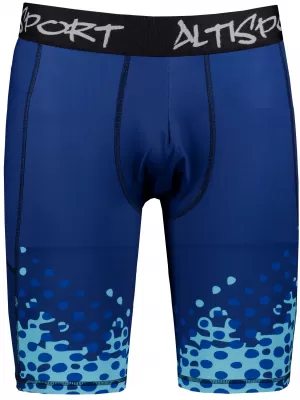 Pánské sportovní legíny nad kolena premium ALTISPORT VOJ/ALM109LEG02 KRÁLOVSKY MODRÁ