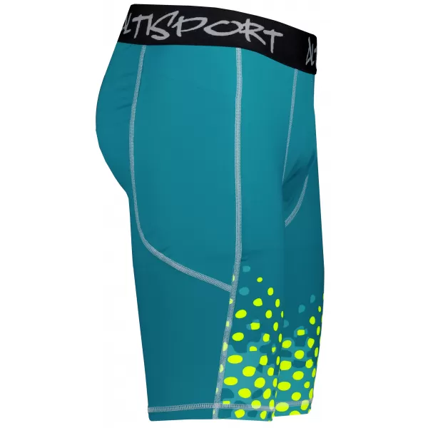  Pánské sportovní legíny nad kolena premium ALTISPORT VOJ/ALM109LEG02 EMERALD-FLUO 