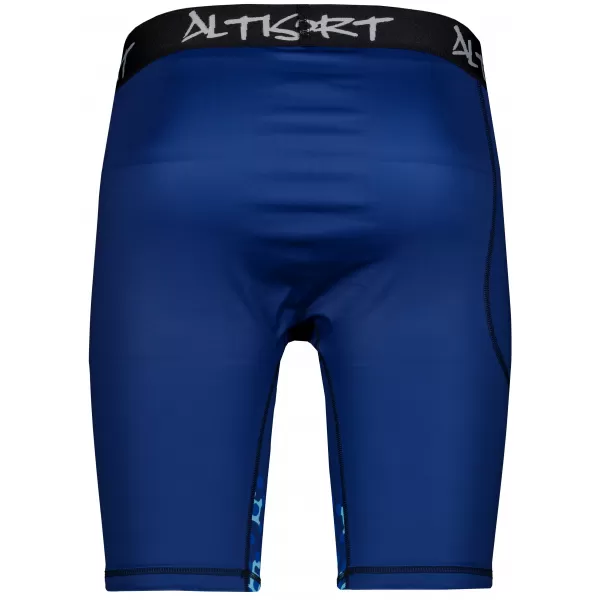  Pánské sportovní legíny nad kolena premium ALTISPORT VOJ/ALM109LEG02 KRÁLOVSKY MODRÁ 